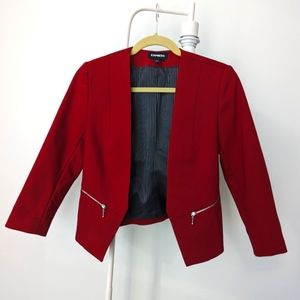 NWOT Express Red Blazer